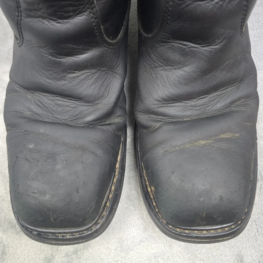 Harley Davidson Mens sz 10 M Altman D93563 Black Leather Biker Boots